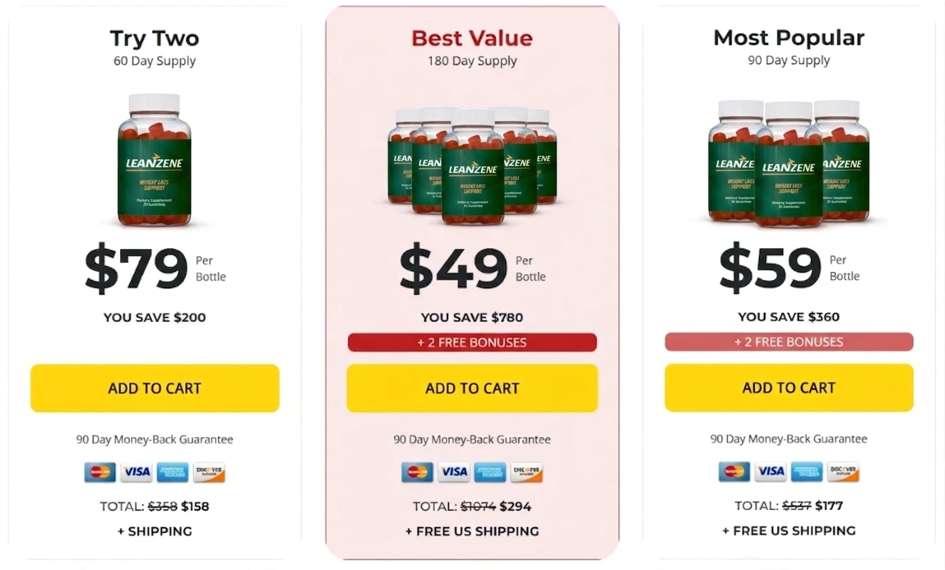 Leanzene Official Price Packages and Discount Offers